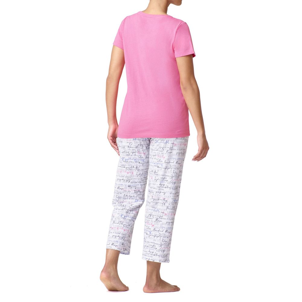 Hue Women's Temp Tech Short Sleeve Tee Skimmer Pj Set